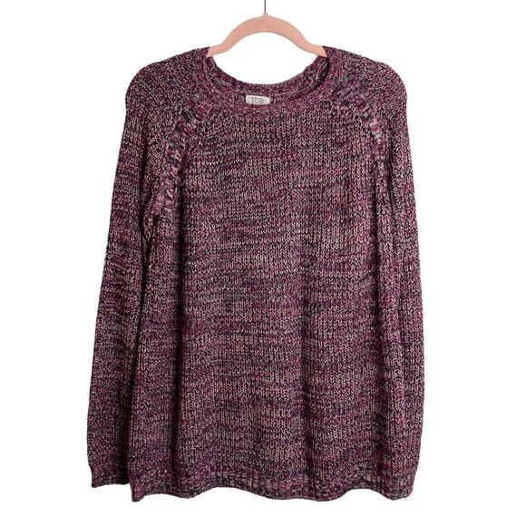 Tobi Pink Purple Oversized Knit Sweater - Picture 1 of 6